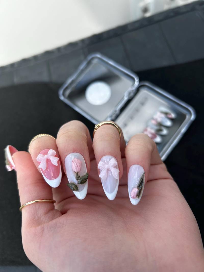 Spring Nails/Press On Nails/Falsche Nägel von Etsy - DIANENpressonnails