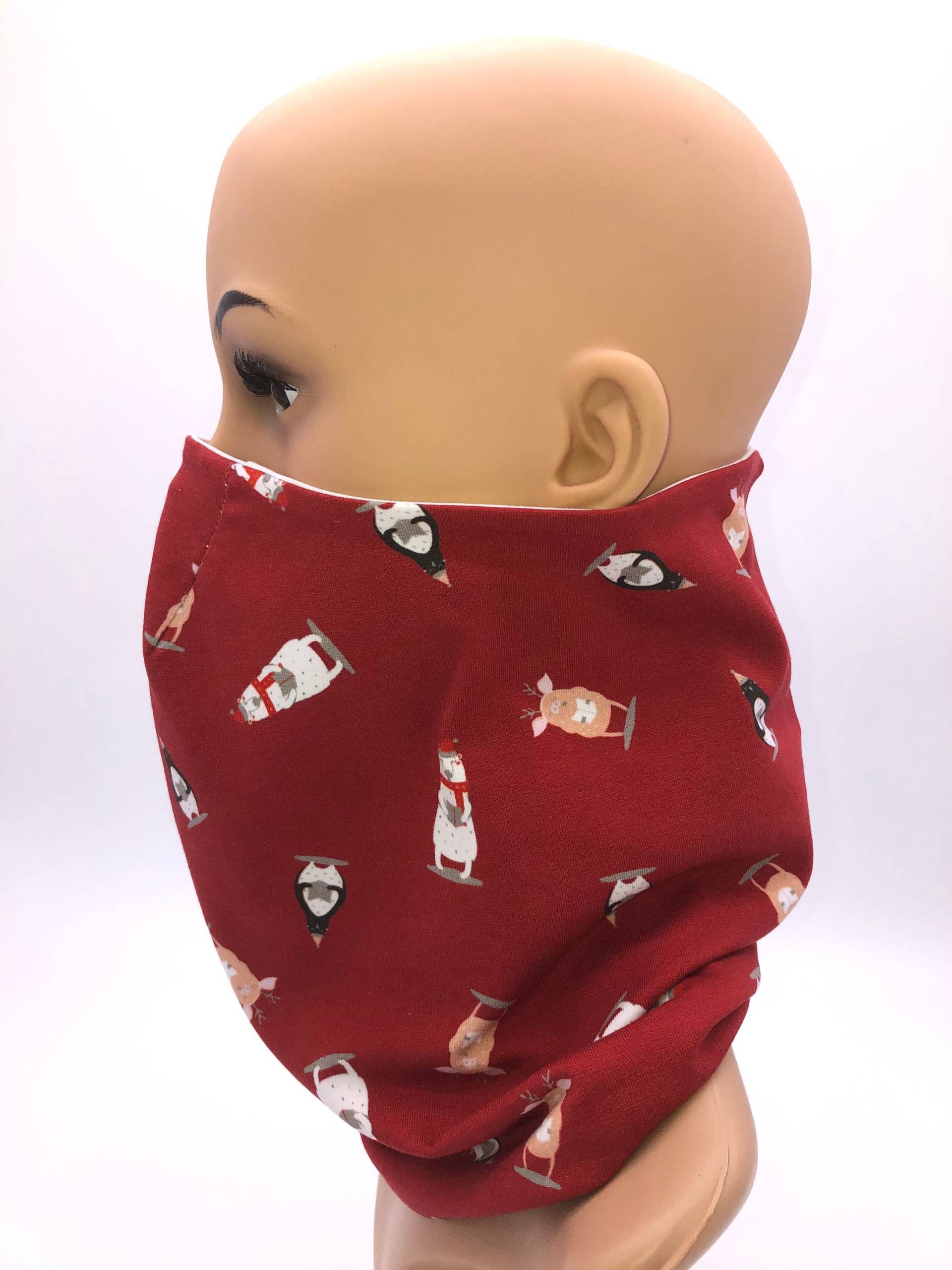 Loopschal Mund-Nase-Loop Weihnachtsstoff Jersey Gesichtsmaske Behelfsmaske Mundbedeckung Handgemacht Waschbar Baumwolle 2-Lagig Loopschal Mund-Nase-Loop Weihnachtsstoff Jersey Gesichtsmaske Behelfsmaske Mundbedeckung Handgemacht Waschbar Baumwolle 2-Lagig von Etsy - DIKG