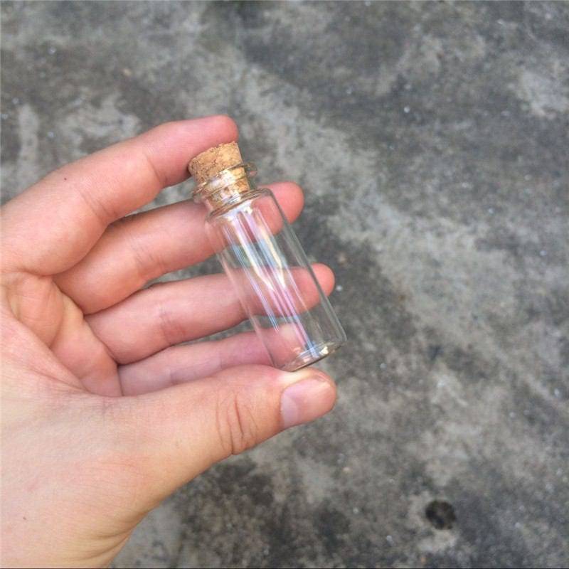 100 Stücke 22x55x12.5mm 12Ml Mini Klarglasflaschen Mit Korken Stopfen Glasfläschchen Gläser von Etsy - DIY1801