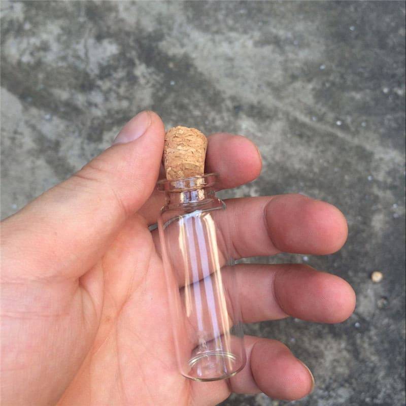 100 Stücke 22x60x12.5mm 14Ml Mini Klarglasflaschen Mit Korken Stopfen Glasfläschchen Gläser von Etsy - DIY1801