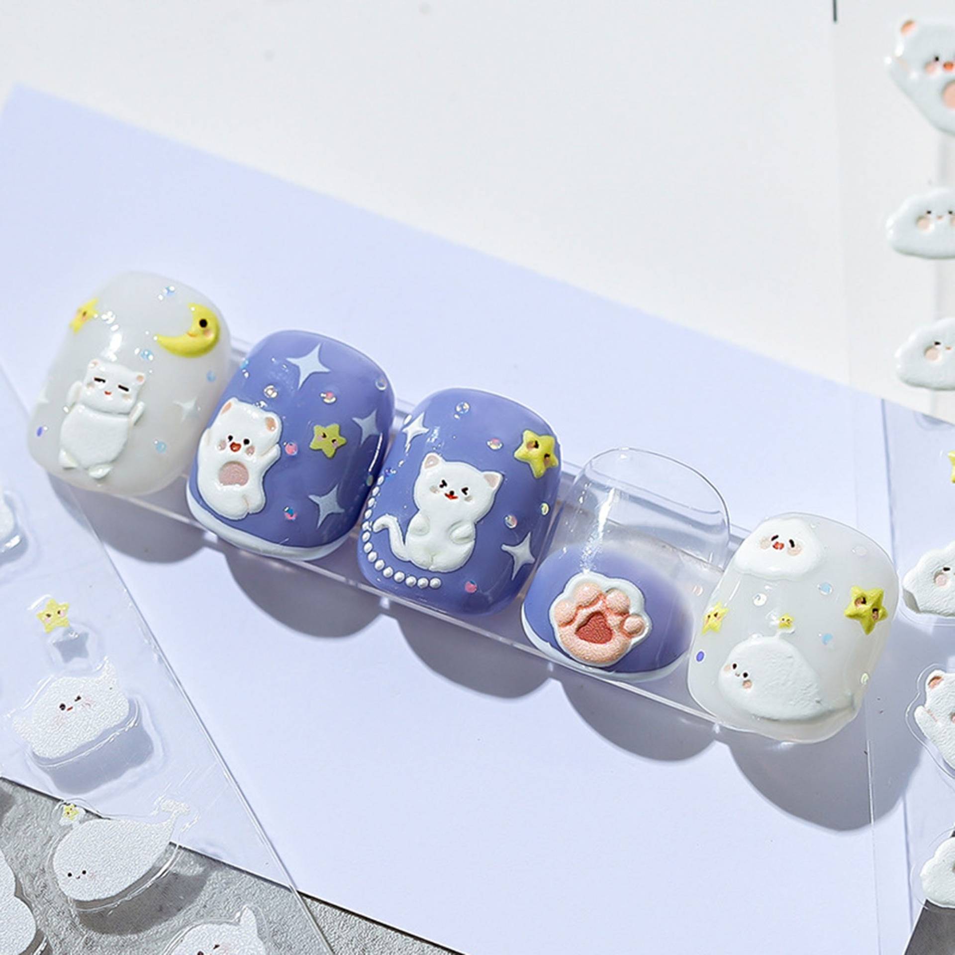 Kawaii Nagelsticker, 3D 5D Diy Nagelsticker Kawaii Nagelsticker, 3D 5D Diy Nagelsticker von Etsy - DIYDesignerArt