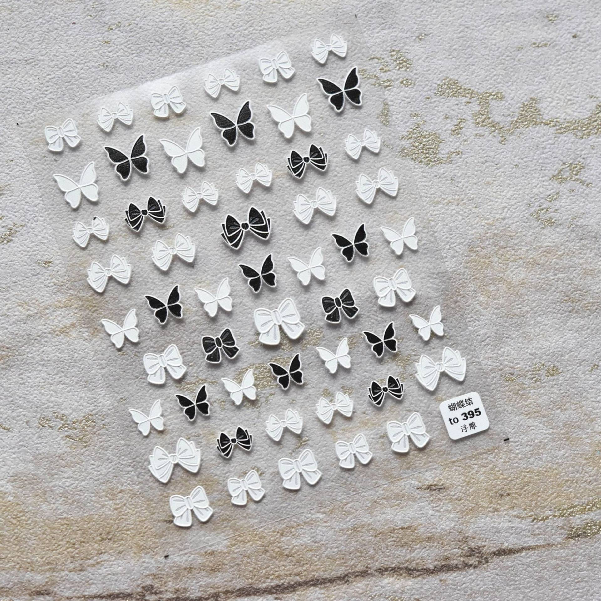 Schmetterling Nagelsticker, Schleifen Süsse Kawaii 5D Prägung, Diy Nagelsticker von Etsy - DIYDesignerArt