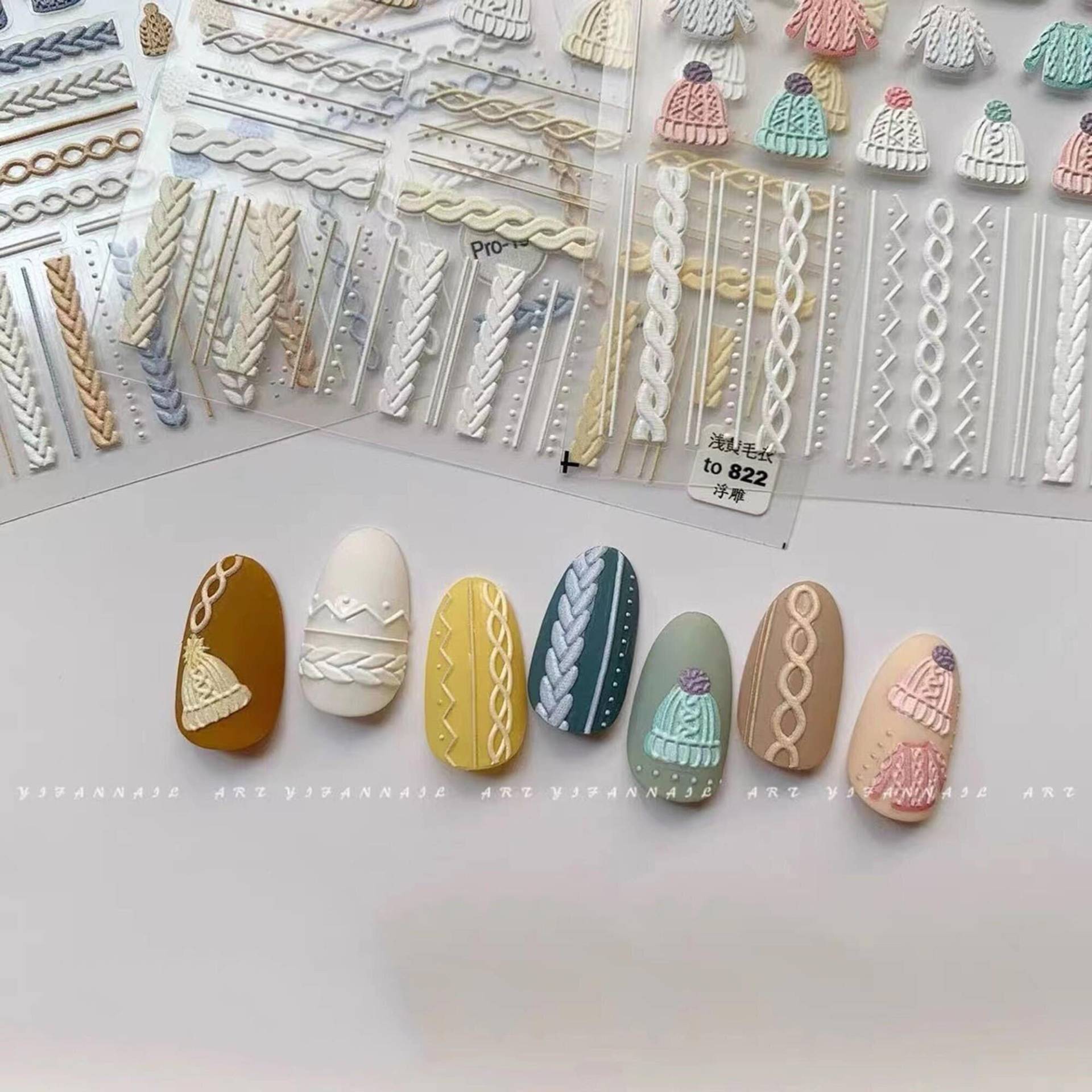 Winter Pullover Nagelsticker, Nail Art Aufkleber, 5D Geprägt, Diy Nägel Winter Pullover Nagelsticker, Nail Art Aufkleber, 5D Geprägt, Diy Nägel von Etsy - DIYDesignerArt