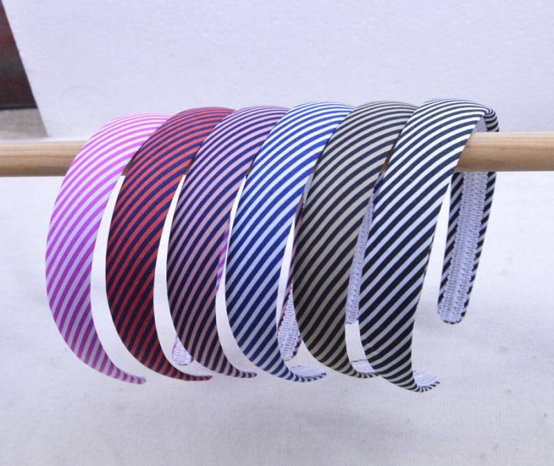 1'' Breites Satin-Stirnband, 12 Stück Kunststoff-Stirnbänder, Mit Satin Umwickeltes Kunststoff-Stirnband in Verschiedenen Farben von Etsy - DIYartworld
