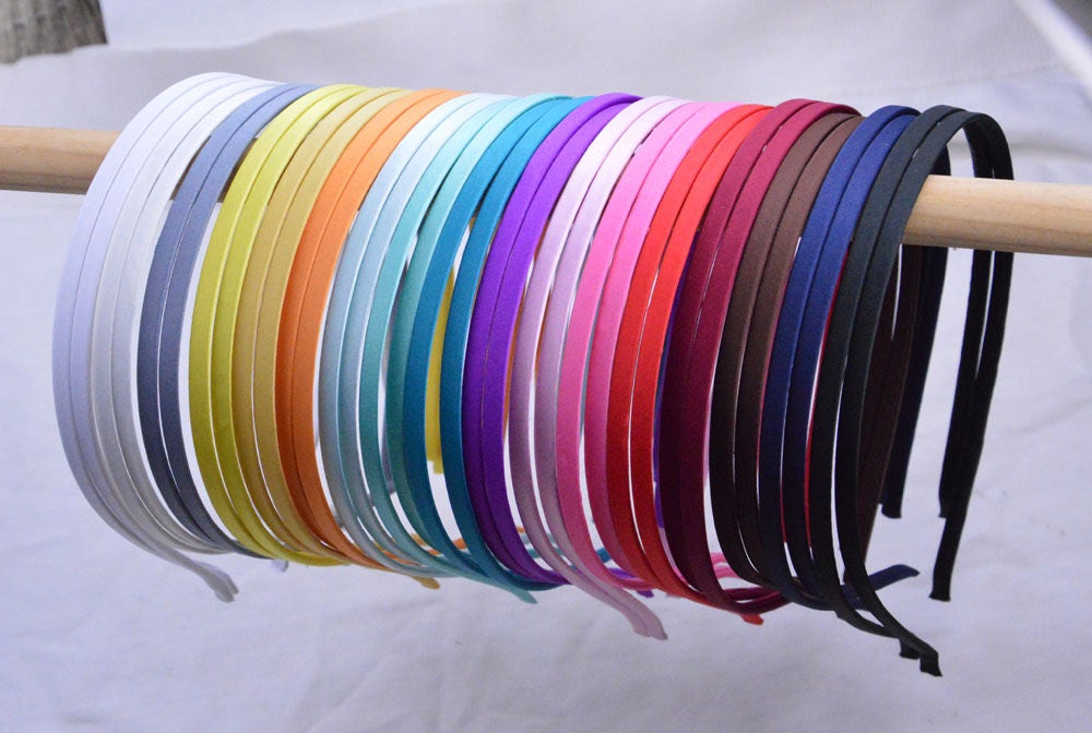 10 Stück Satinierte Haarbänder, Metall Haarband, Schlichtes Satinbezogen Seidenbezogen Hart Haarband 5 Mm 10 Stück Satinierte Haarbänder, Metall Haarband, Schlichtes Satinbezogen Seidenbezogen Hart Haarband 5 Mm von Etsy - DIYartworld