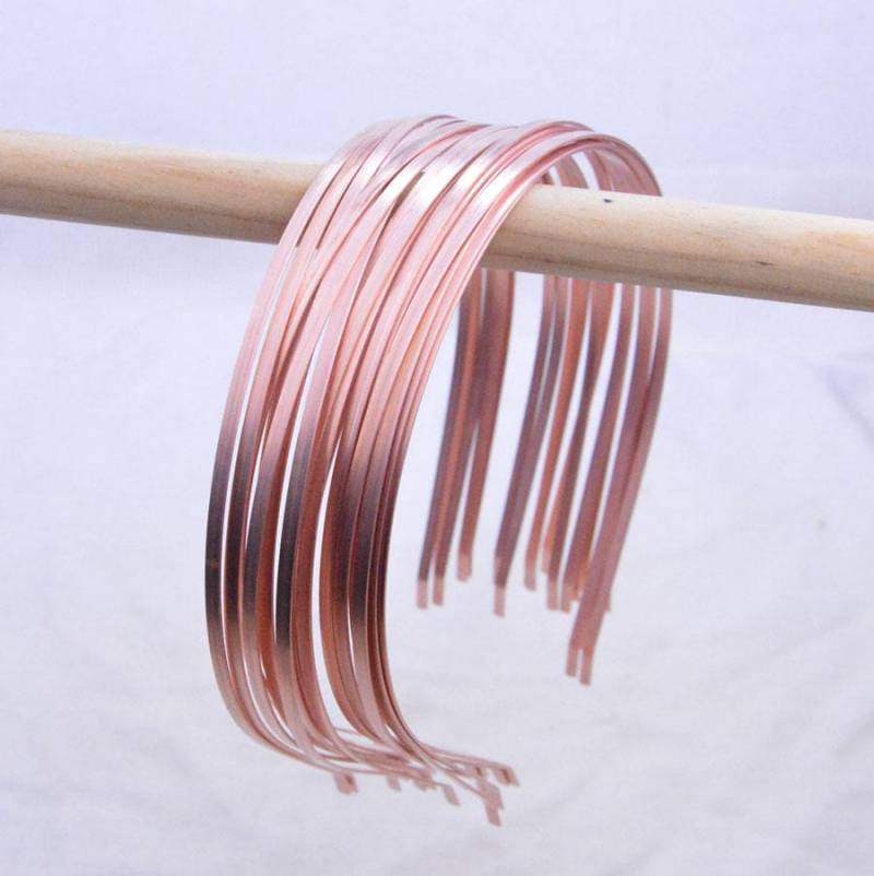 20 Stück Kupfer Metall Stirnbänder, Überzogene Haarbänder, Haarreif, Einfache Tiara, Großhandel Stirnbänder 3mm von Etsy - DIYartworld