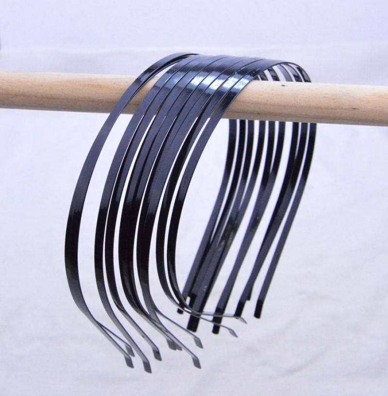 50 Stück Schwarze Metall Stirnbänder, Haarbänder, Haarreifen, Schmuck Großhandel Schwarze Haarbänder 4mm von Etsy - DIYartworld