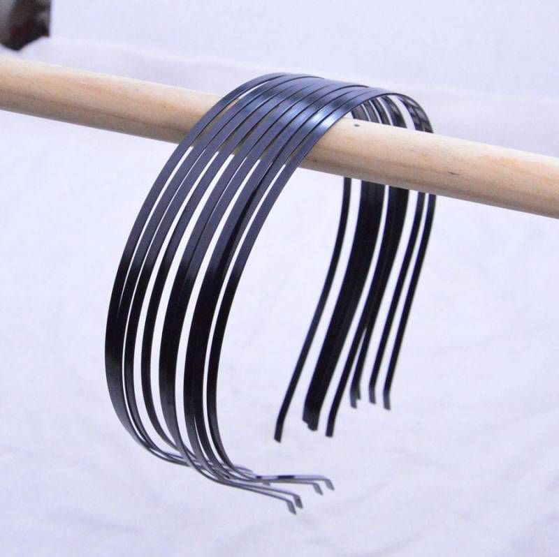 50 Stück X 3 Mm Schwarze Metallstirnbänder, Metallhaarbänder von Etsy - DIYartworld