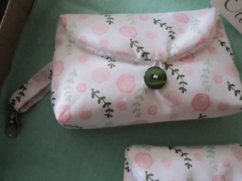 2Er Set, Seifen, Shampoo, Täschchen, Rose-Grün Baumwolle von Etsy - DIYbyElla