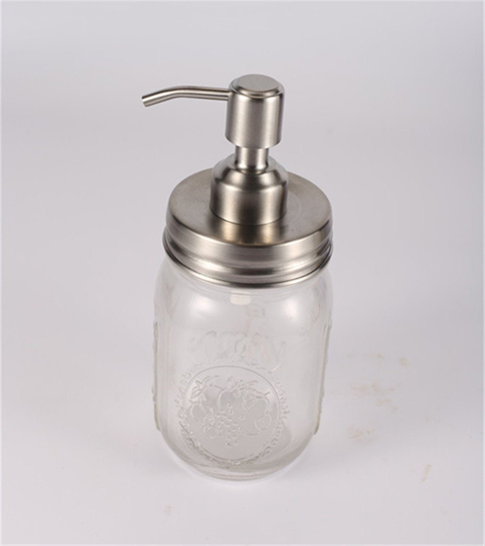 500 Packungen 304 Edelstahl Rost Proof Mason Jar Seifenspender Deckel Hy-01 - Keine Gläser von Etsy - DIYsoapdispensers