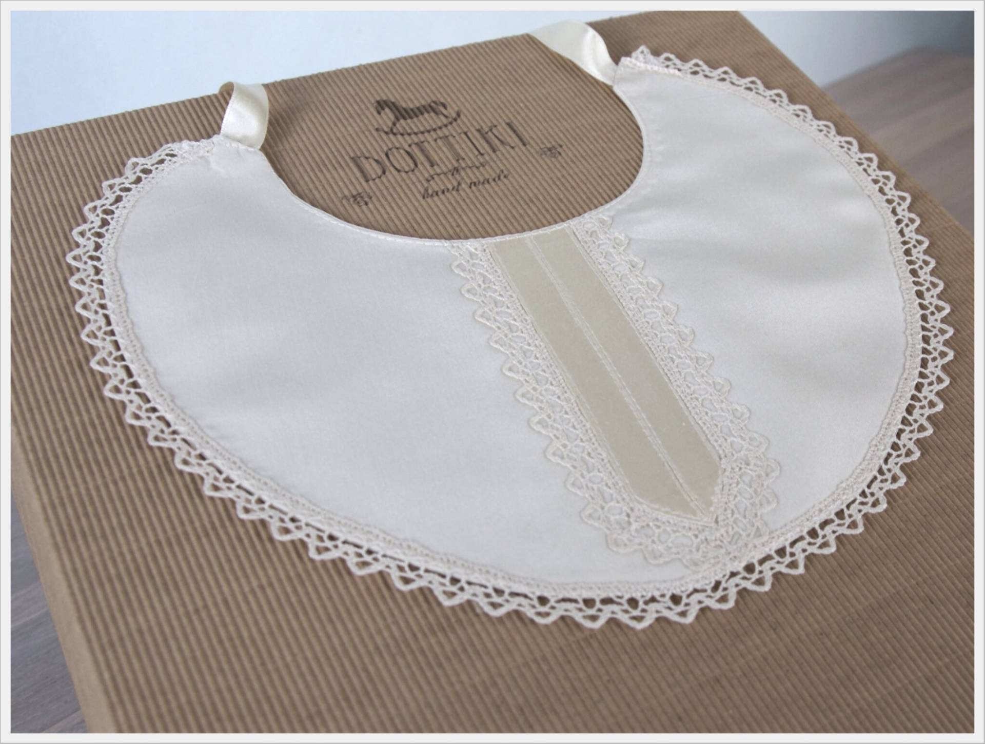 Seide Tauflätzchen, Lätzchen Zur Taufe von Etsy - DOTTIKI