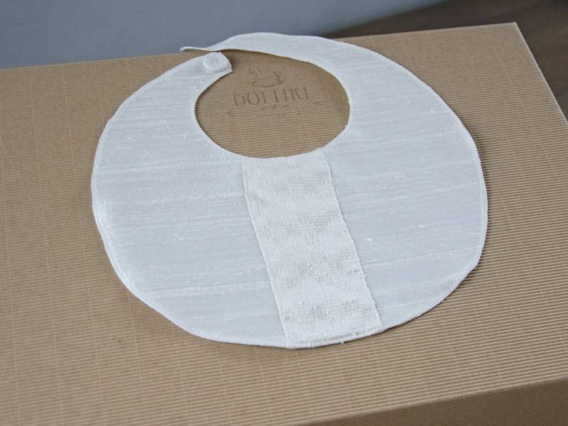 Tauflätzchen, Seidenlätzchen Mit Seidenband von Etsy - DOTTIKI