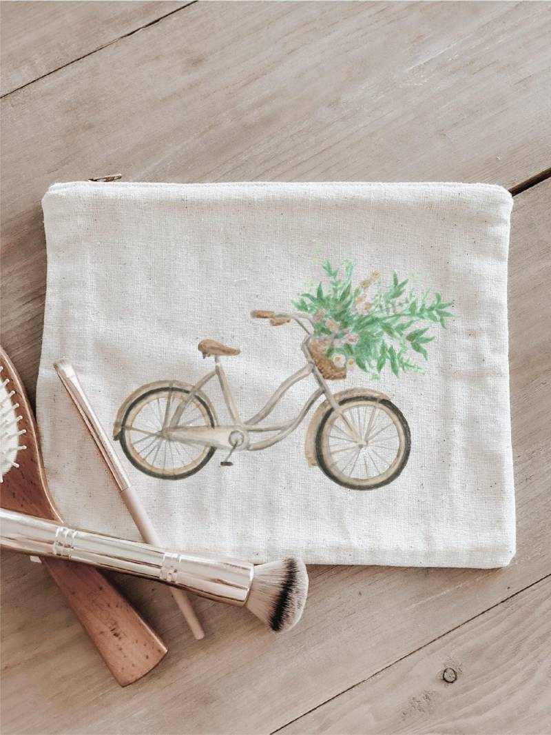 Schminktäschchen - Floral Bike Aquarell | Gastgeberin Geschenk, Make-Up-Taschen Für Sie, Sommer-Blumen-Make-Up-Tasche, Make-Up-Veranstalter Frauen Schminktäschchen - Floral Bike Aquarell | Gastgeberin Geschenk, Make-Up-Taschen Für Sie, Sommer-Blumen-Make-Up-Tasche, Make-Up-Veranstalter Frauen von Etsy - DWELLhomeshoppe