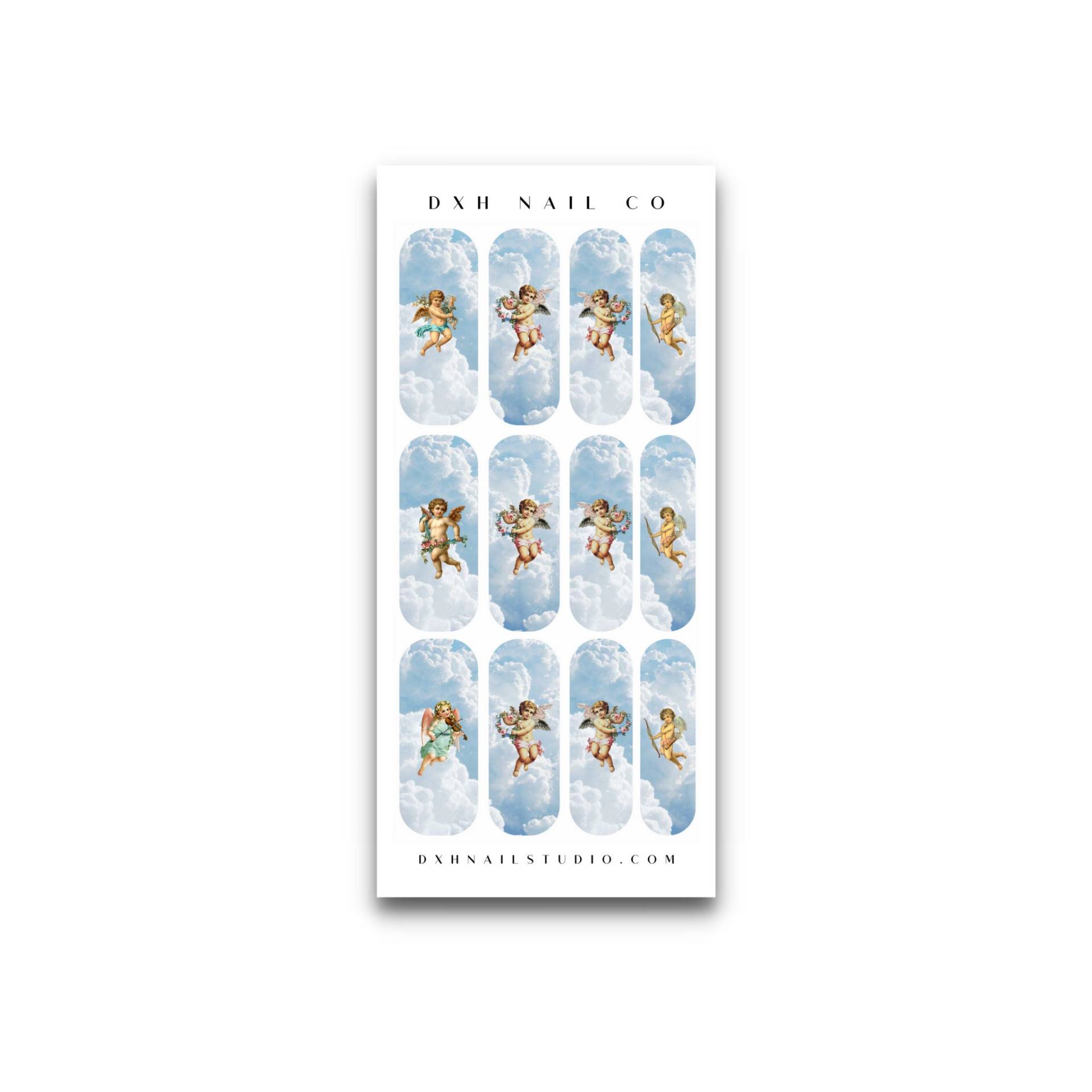 Angelic Cherub Nail Decals - Xl Wraps Wasserfolie Aufkleber Engel Art Trending Designs von Etsy - DXHNAILCO
