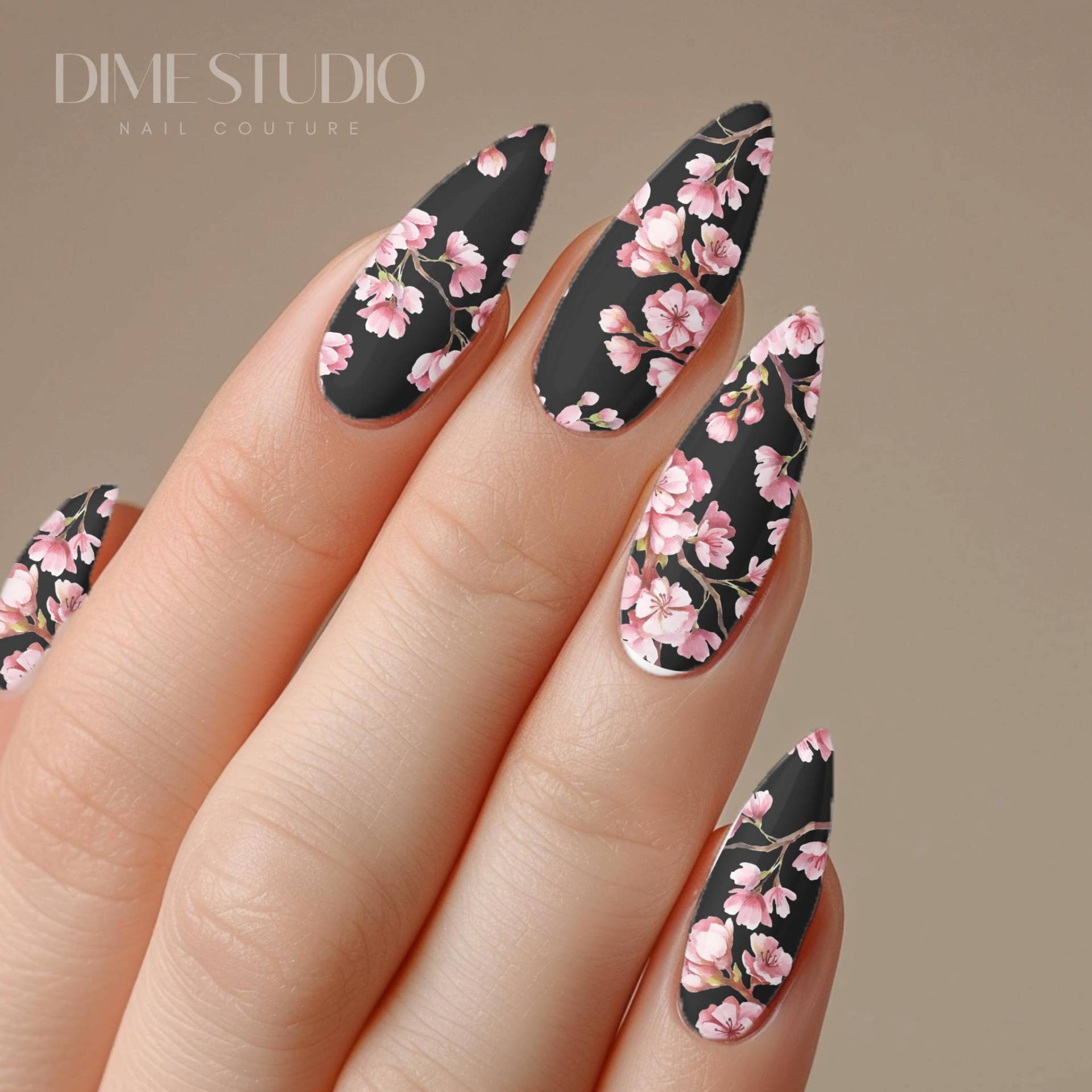 Kirschblüten Blumen Nagel Wraps - Frühling Sommer Nail Art Zubehör Maniküre Wassertransfer von Etsy - DXHNAILCO