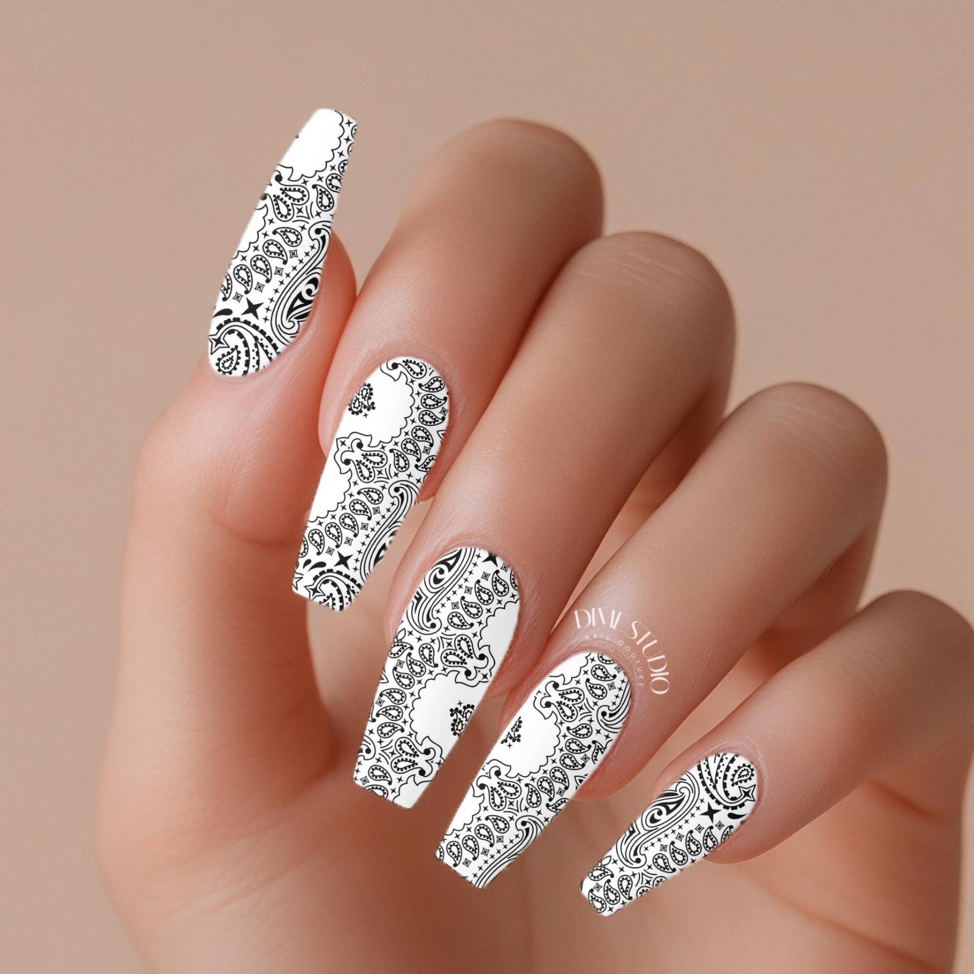 Klare Bandana Nagel Aufkleber - Transparente Wasserschiebefolie Nail Art Xl Wraps Paisley Klare Bandana Nagel Aufkleber - Transparente Wasserschiebefolie Nail Art Xl Wraps Paisley von Etsy - DXHNAILCO