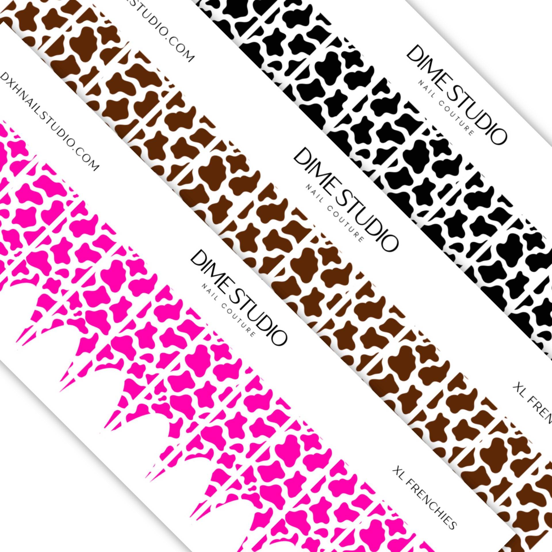 Schwarze Kuh Print Xl Frenchies - Klarer Wassertransfer French Tip Nail Wraps Maniküre Zubehör Schwarze Kuh Print Xl Frenchies - Klarer Wassertransfer French Tip Nail Wraps Maniküre Zubehör von Etsy - DXHNAILCO