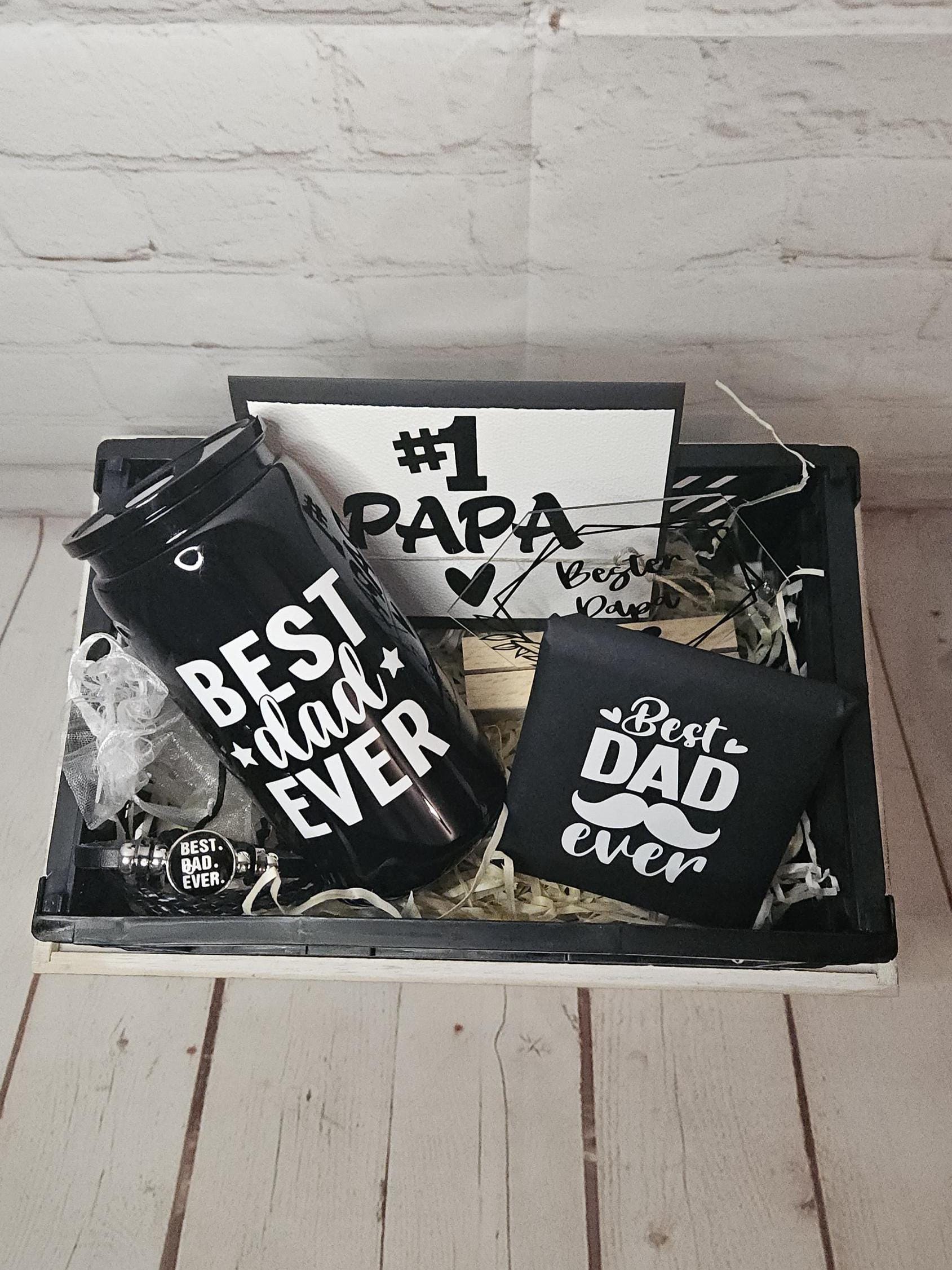 Best Dad Ever Geschenkbox | Geschenk Vatertag Geschenkkorb Für Papa Personalisiert Vatertagsgeschenk Männergeschenke Geburtstag von Etsy - DagmarasCreations
