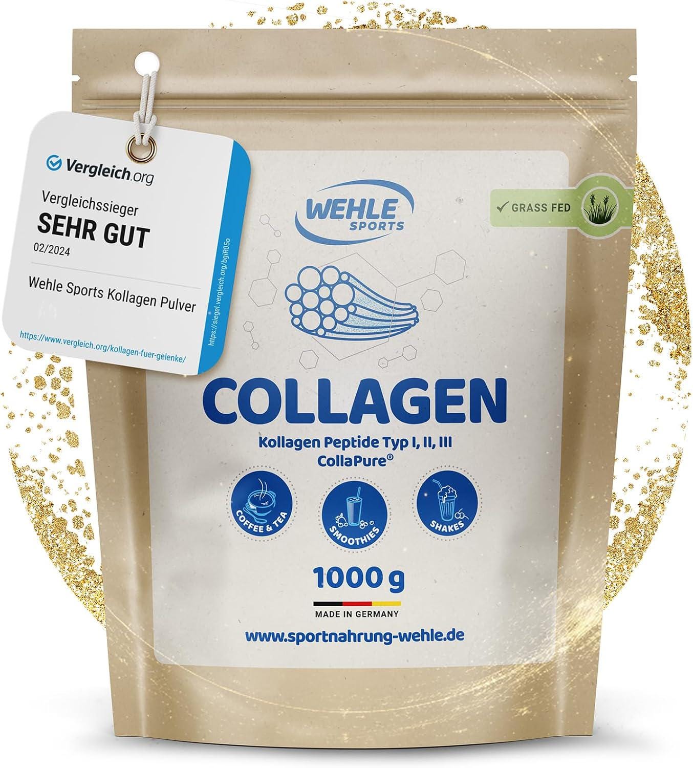 Wehle Sports Collagen Powder Grass Fed, Typen I, Ii, Iii - 1000G Wehle Sports Collagen Powder Grass Fed, Typen I, Ii, Iii - 1000G von Etsy - DailyCharm50