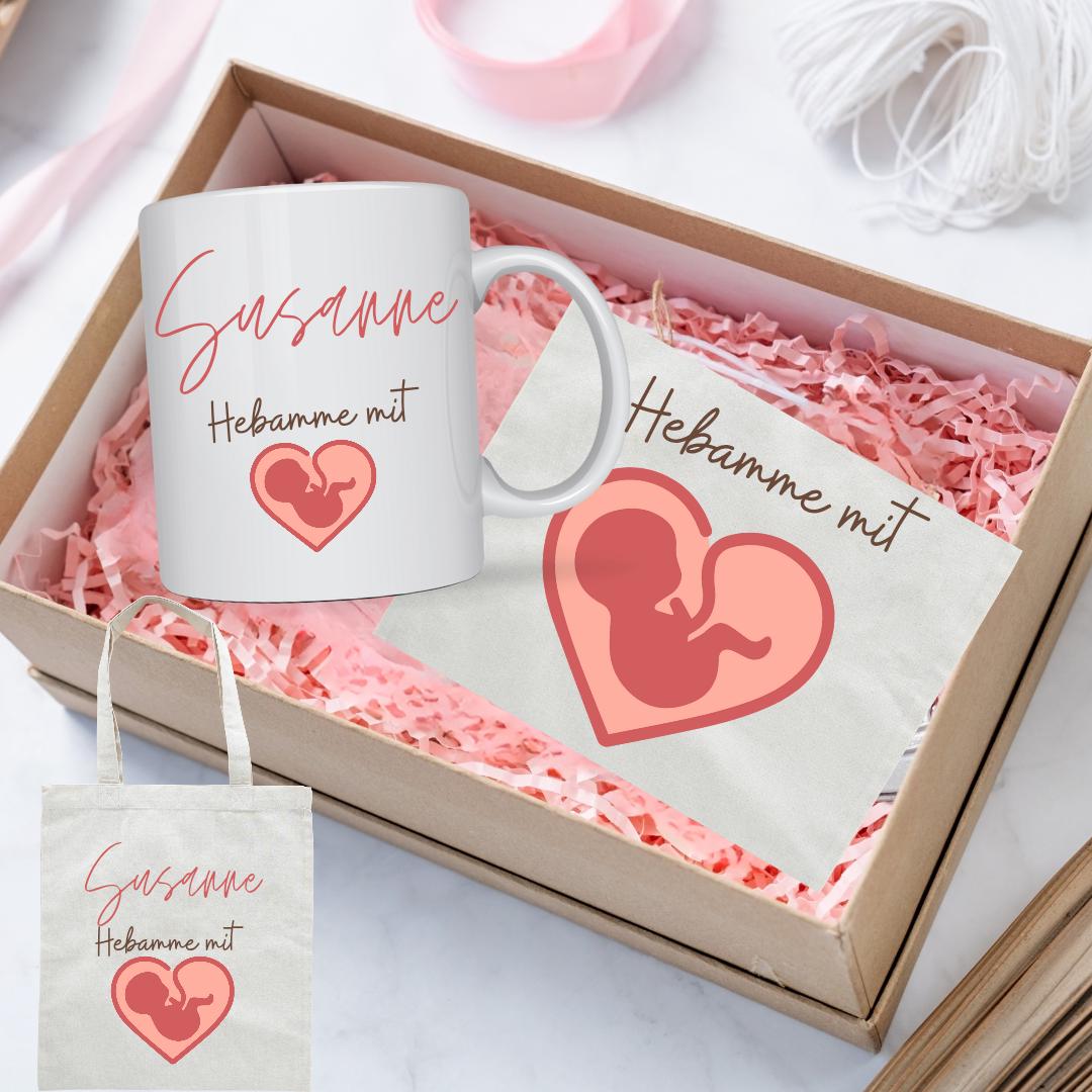 Geschenkset Hebamme Mit Herz Geschenkset Hebamme Mit Herz von Etsy - DaisyduoDesigns