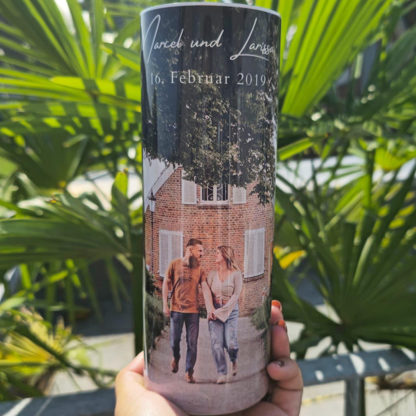 Personalisierter Thermobecher Perfekt Als Geschenk Zur Hochzeit Geburtstag Jga Jahrestag von Etsy - DaisyduoDesigns