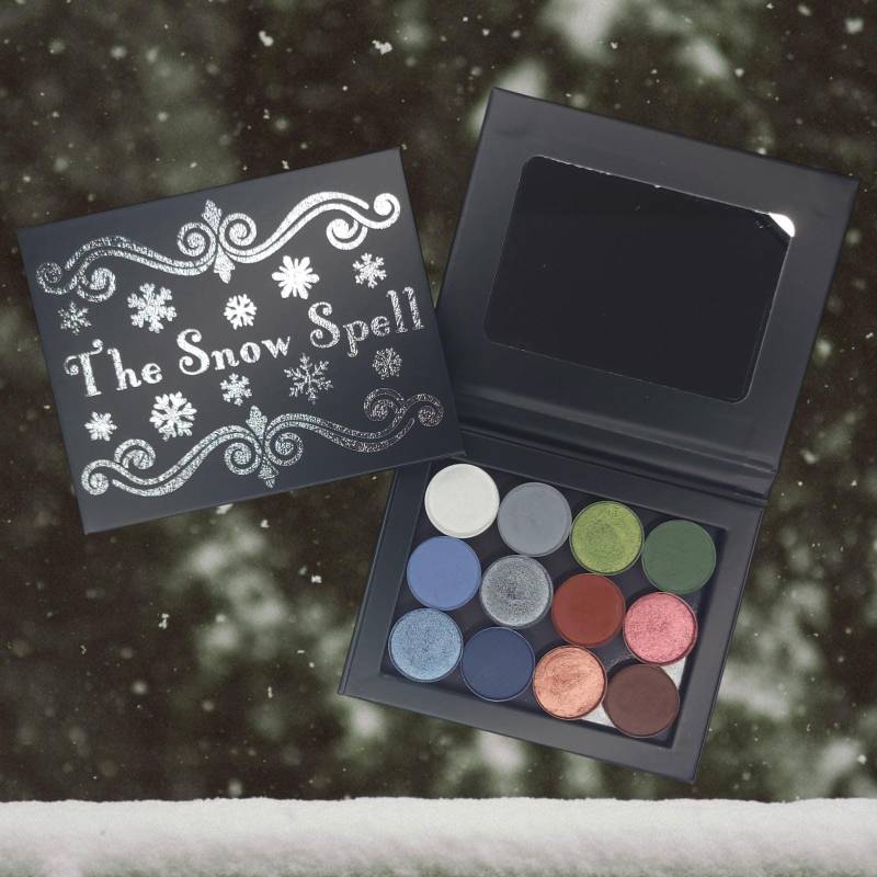 The Snow Spell - 12 Lidschatten Palette/Bundle Blau Silber Grün Rot Braun Grau von Etsy - DandyLionsCo