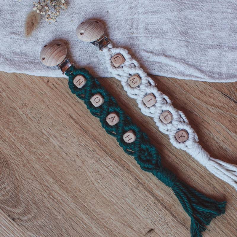 Schnullerkette Personalisiert Mit Namen Schnullerkette Personalisiert Mit Namen von Etsy - DanisTinyTreasures