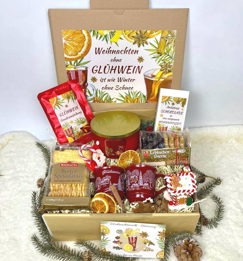 Familien Weihnachtsgeschenk, Geschenkbox„Hallo Glühweinzeit", Weihnachtsmarkt Für Zu Hause, Gourmetbox, Familiengeschenk von Etsy - DarDariBox