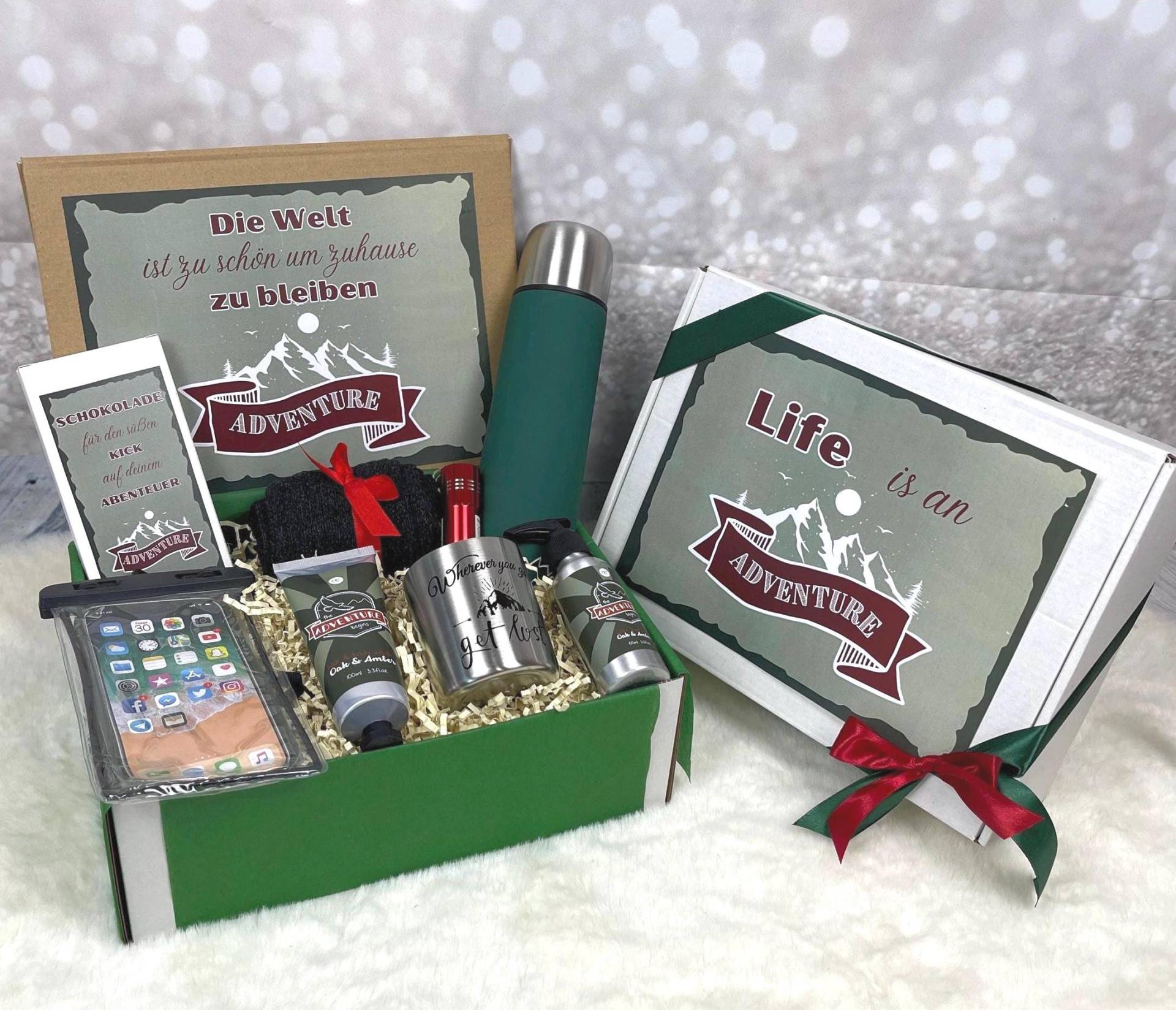 Geschenkbox "Adventure", Geschenkset, Wandern, Weihnachtsgeschenk, Outdoor, Geschenkset Weihnachten, Geburtstag Geschenk, Geschenkkorb Geschenkbox "Adventure", Geschenkset, Wandern, Weihnachtsgeschenk, Outdoor, Geschenkset Weihnachten, Geburtstag Geschenk, Geschenkkorb von Etsy - DarDariBox