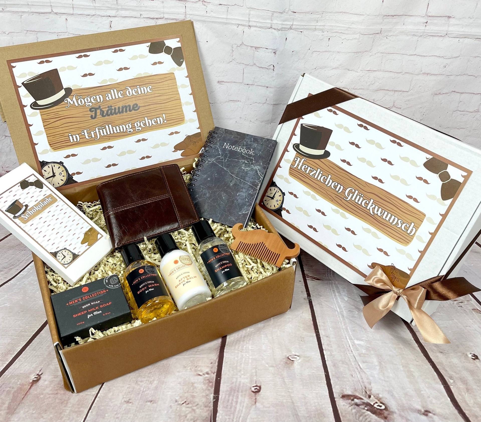 Geschenkbox Für Männer "Gentleman's Wohlfühlbox", Geschenkset, Geschenkkorb Mann, Geburtstaggeschenk, Geschenk Männer, Wohlfühlset von Etsy - DarDariBox