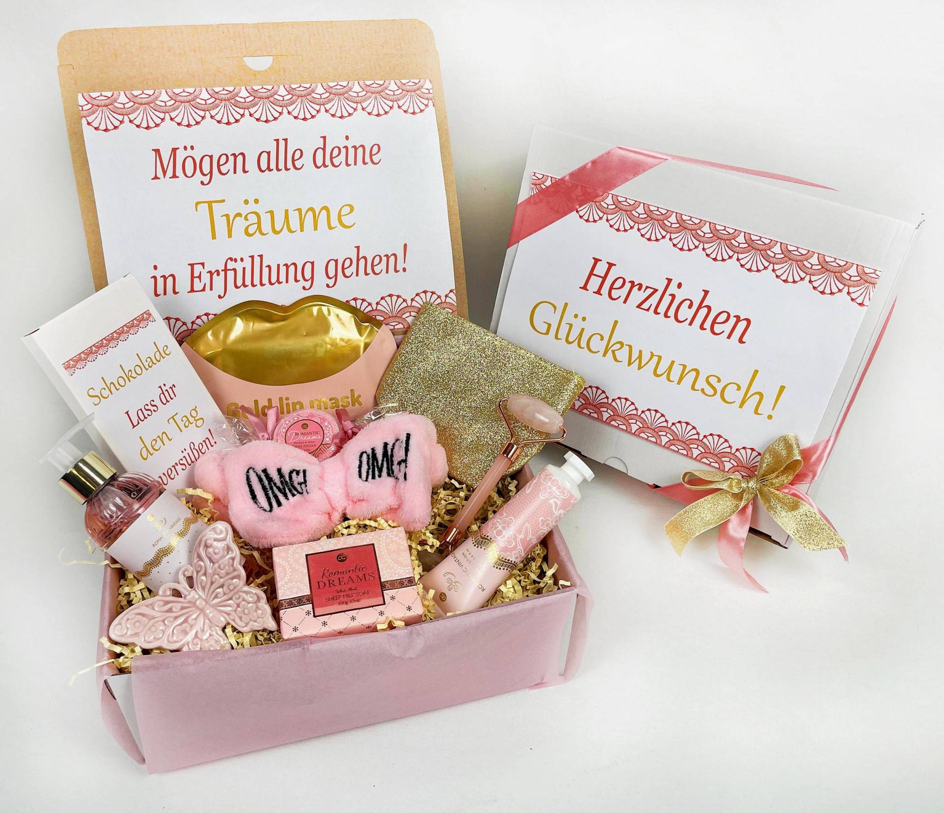 Geschenkbox "Rose Dreams", Wellness Geschenkbox, Beauty Box, Wohlfühlset Für Frauen, Geburtstag, Geschenk Frau Geschenkbox "Rose Dreams", Wellness Geschenkbox, Beauty Box, Wohlfühlset Für Frauen, Geburtstag, Geschenk Frau von Etsy - DarDariBox