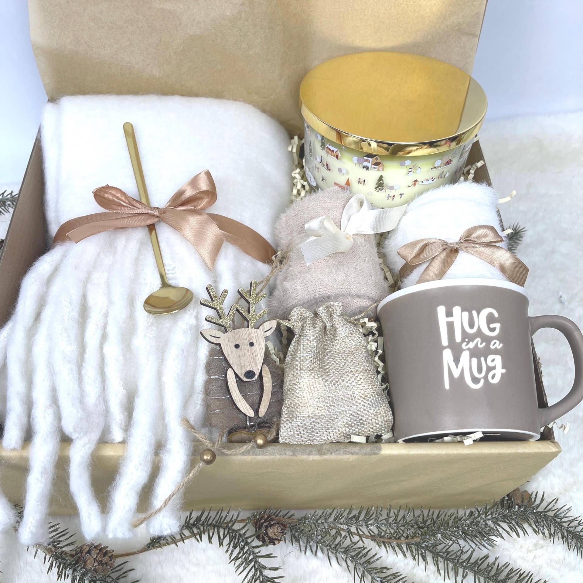 Geschenkbox Zu Weihnachten, Weihnachtsgeschenk, Wohlfühlset, Kuscheliger Winterset, Personalisierte Karte, Geschenkset, Geschenk Geschenkbox Zu Weihnachten, Weihnachtsgeschenk, Wohlfühlset, Kuscheliger Winterset, Personalisierte Karte, Geschenkset, Geschenk von Etsy - DarDariBox