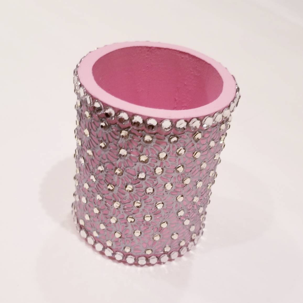 Pinselhalter, Make-Up Stationär, Pinselhalter Aus Holz, Henna Design, Mehndi, Pink, Silber, Einzigartiges Geschenk, Hochzeit, Geburtstag von Etsy - DarkRoseHenna