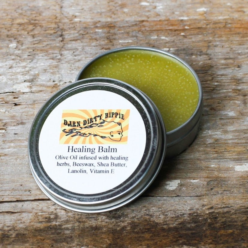 Heilendes Balsam 2 Oz. Blechdose | Kräuterheilkunde Natursalbe Natürliche Wundpflege Windelcreme Heilendes Balsam 2 Oz. Blechdose | Kräuterheilkunde Natursalbe Natürliche Wundpflege Windelcreme von Etsy - DarnDirtyHippie
