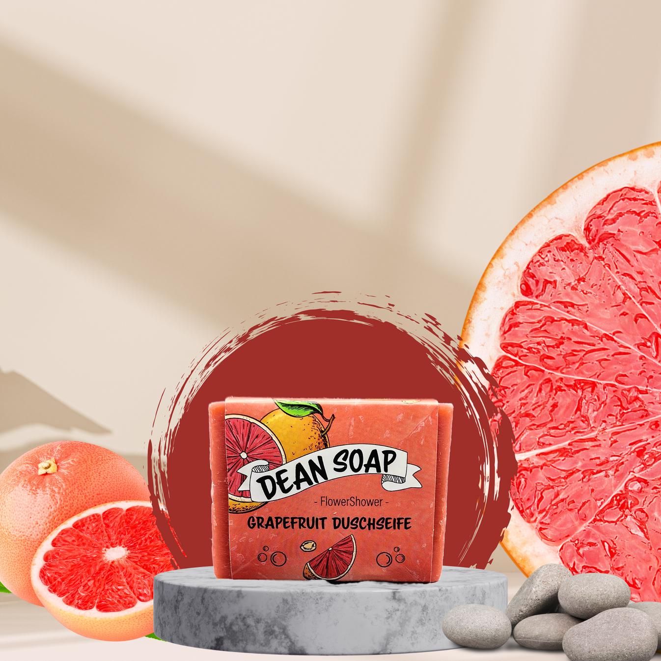 Grapefruit Duschseife, Hautpflege, Naturseife, Grapefruitkernextrakt, Vegan, Bio, Körperpflege, Natürlich, Naturkosmetik von Etsy - Deansoap