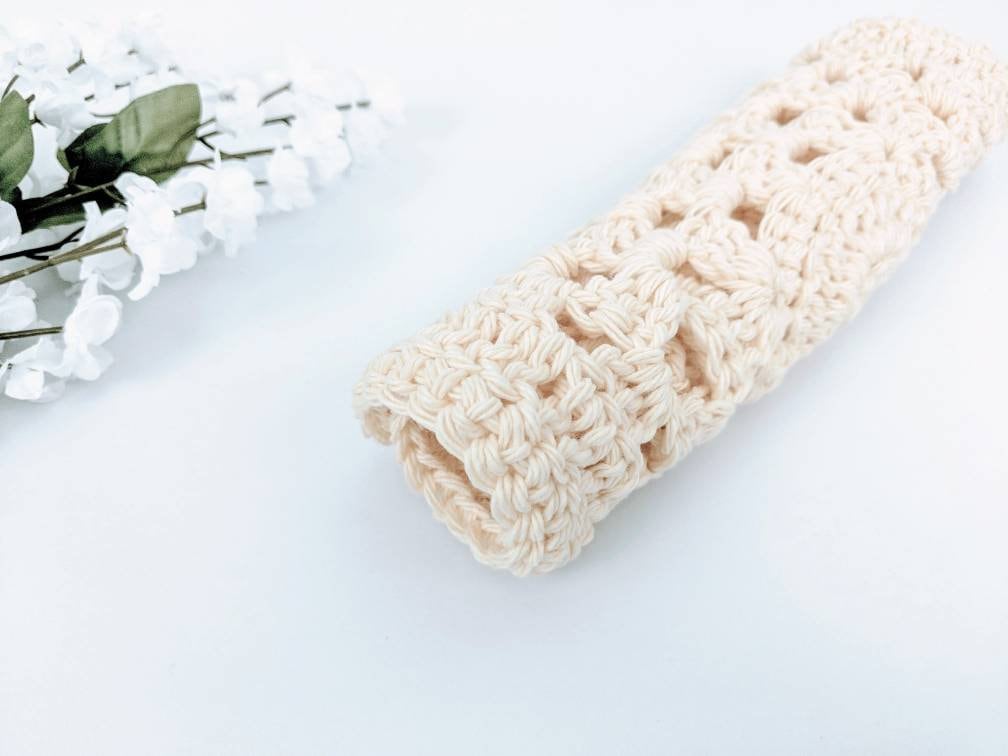 Weicher Baumwollwaschlappen/Wiederverwendbares Badezubehör, Umweltfreundliches Spa-Geschenk, Duschgeschenke von Etsy - DedicatedDezign