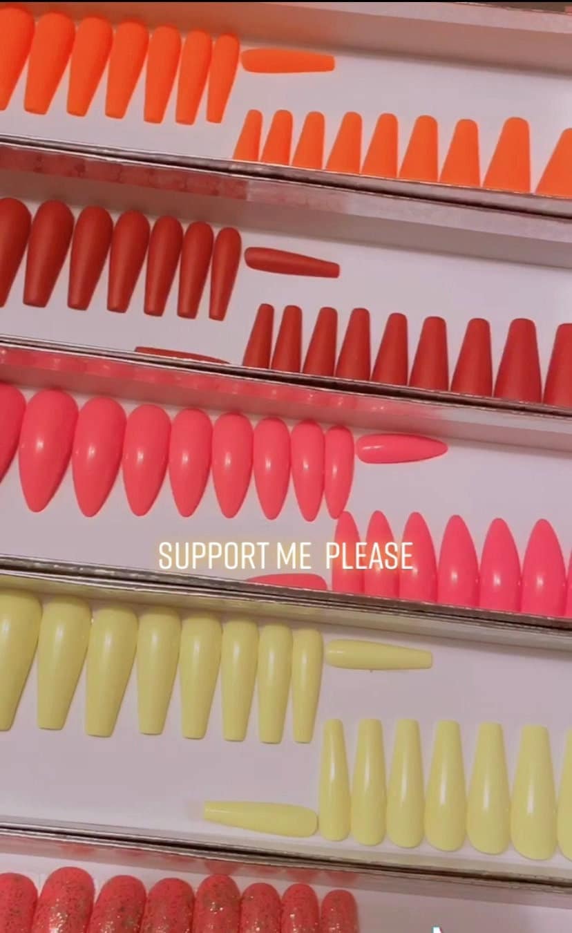 20 Gel Basic Farbe Press Ons, Wählen Sie Ihre Form Und Länge Matt Oder Glänzend | Großhandelspreis Große Qualität von Etsy - Deezynailzandmore