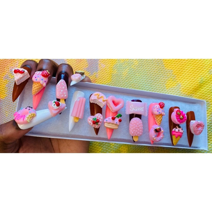 20 Gelpolitur Candy Factorygel Polish Nägel 20Er Set von Etsy - Deezynailzandmore