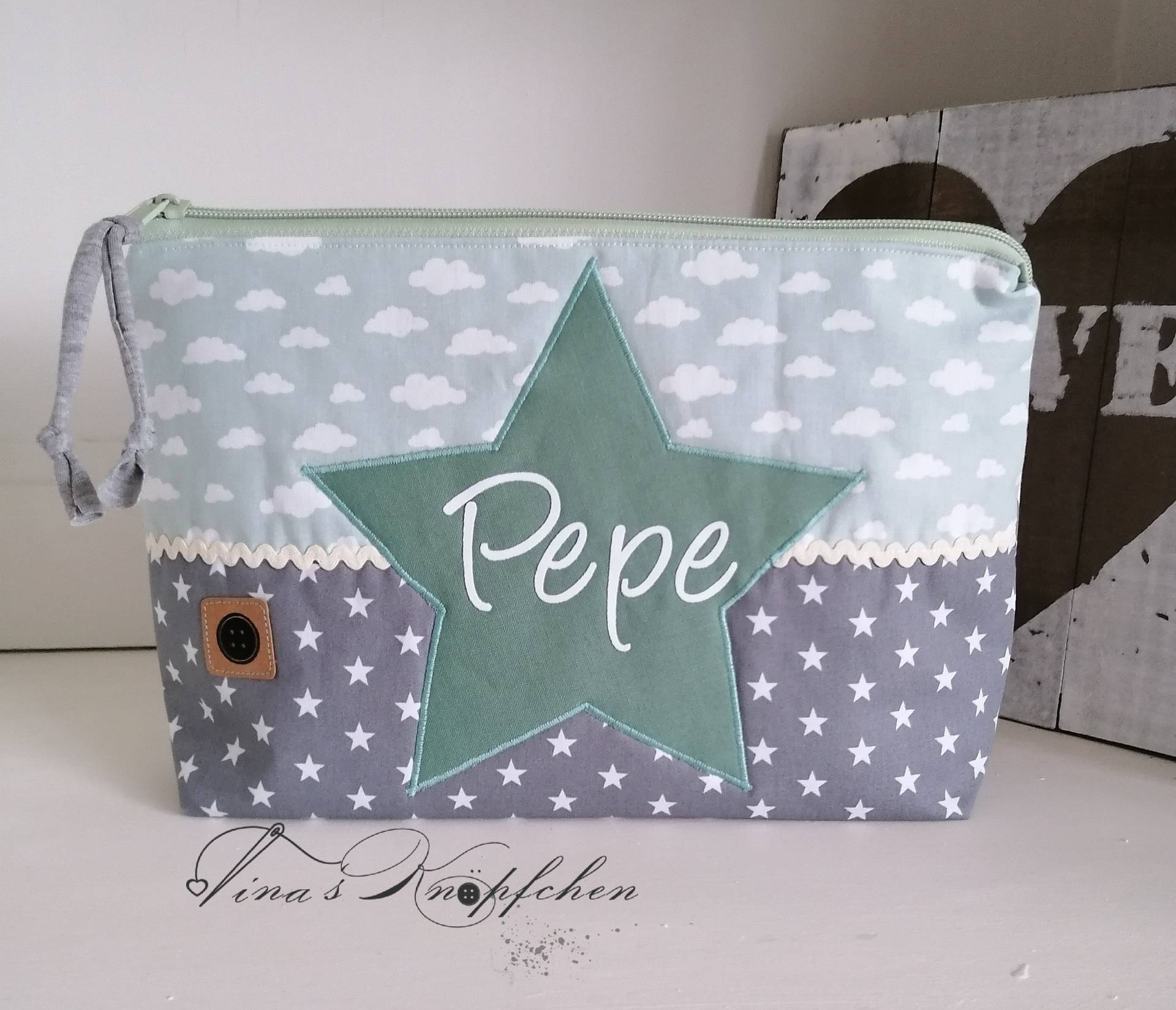 Kulturtasche /Windeltasche Mit Name /Geschenk Zur Geburt/Personalisiertes Geschenk/Taufgeschenk Kulturtasche /Windeltasche Mit Name /Geschenk Zur Geburt/Personalisiertes Geschenk/Taufgeschenk von Etsy - DeinKuestenknopf