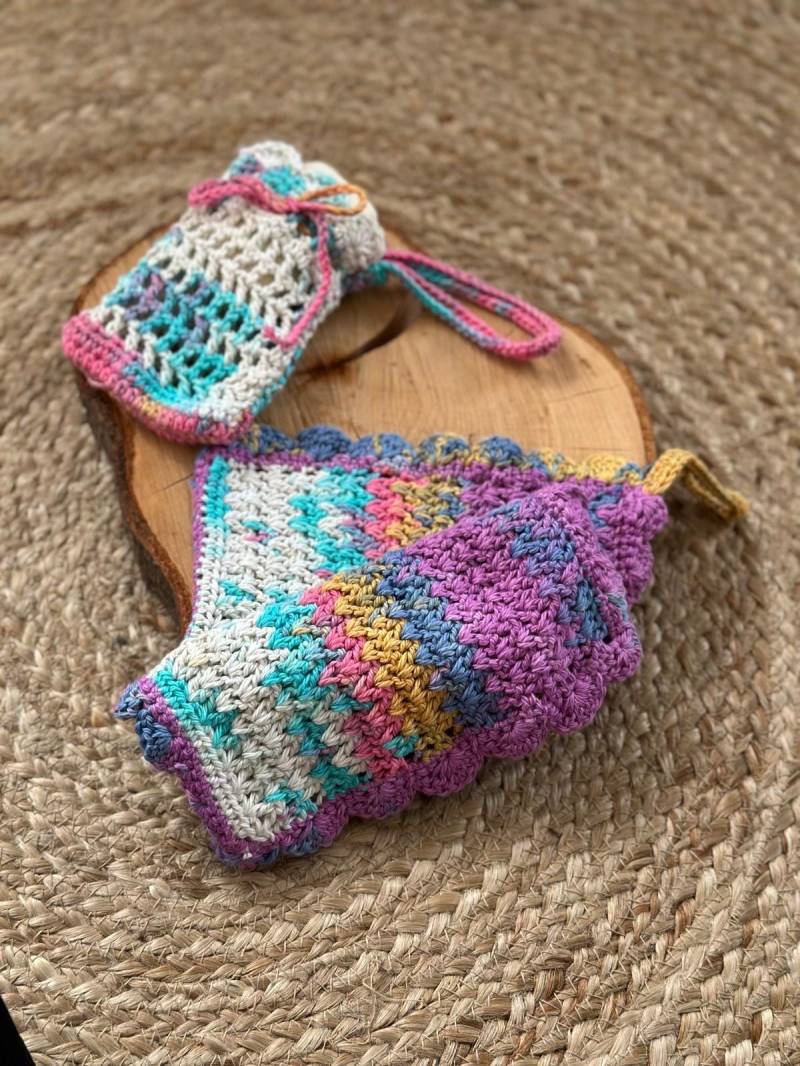 Set 4 - Bestehend Aus Seifensäckchen Und Waschlappen von Etsy - DeineWunschstuecke