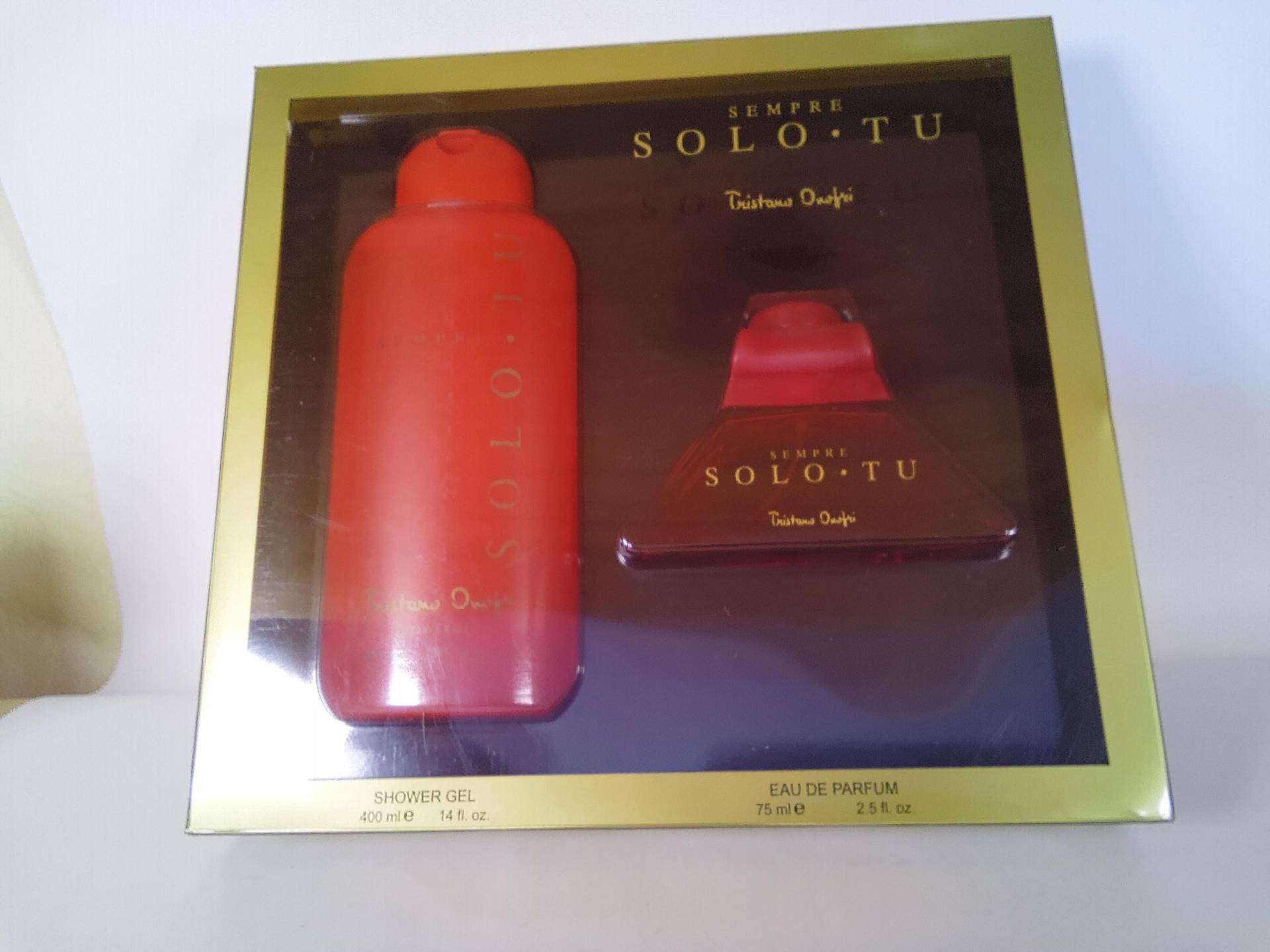 Set Shower Gel 400 Ml Und Eau De Parfum 75 Verpackung Mit Lagerspuren, Füllstand Ca 100 % Sempre Solo Tu Tristano Onofri Set Shower Gel 400 Ml Und Eau De Parfum 75 Verpackung Mit Lagerspuren, Füllstand Ca 100 % Sempre Solo Tu Tristano Onofri von Etsy - Dekofisch
