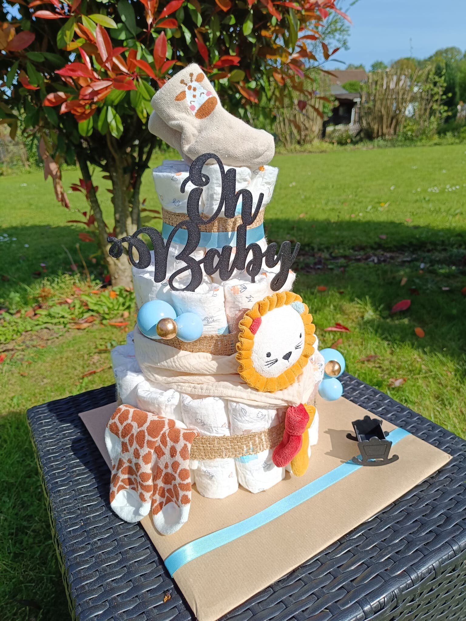 Windeltorte Junge Blau Windeltorte Junge Blau von Etsy - DekolinchenDesigns