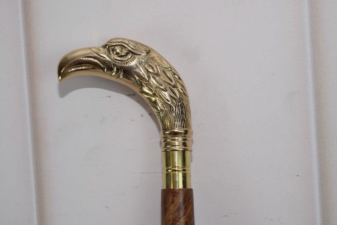 Adler Gehstock - Massiver Messing Cane Kopf Elegantes Geschenk Für Großvater Adlergriff Gute Geschenkidee Adler Gehstock - Massiver Messing Cane Kopf Elegantes Geschenk Für Großvater Adlergriff Gute Geschenkidee von Etsy - DekorStyle