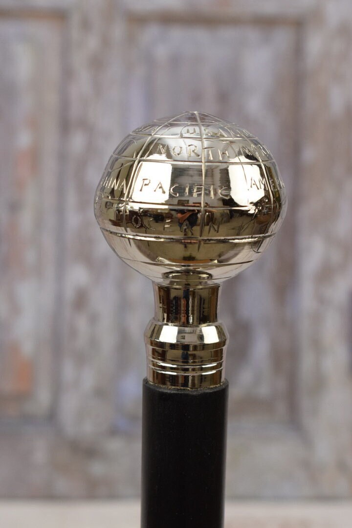 Terrestrial Globe Gehstock - Aus Aluminium Und Holz Massiver Geschenk Für Großvater Hochzeitsgeschenk Terrestrial Globe Gehstock - Aus Aluminium Und Holz Massiver Geschenk Für Großvater Hochzeitsgeschenk von Etsy - DekorStyle