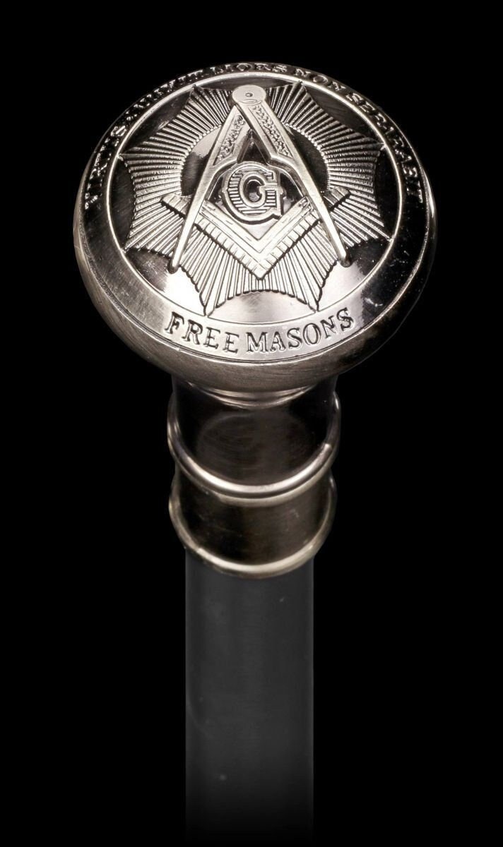 Freemasons Classic Freemasonry - Gehstock Illuminati Erstaunliche Aluminium Cane Massiv Und Schönheit Masonic Gute Geschenkidee von Etsy - DekorStyle