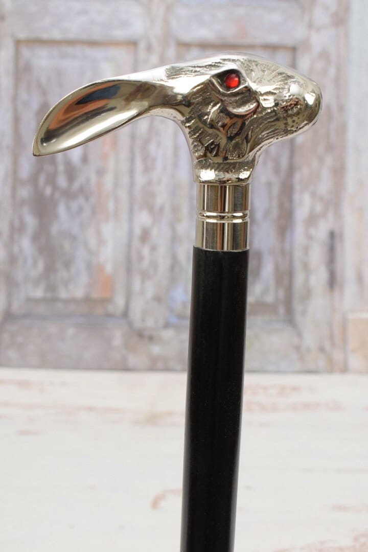 Gehstock Aus Aluminium Hase Mit Roten Augen Gehstock Aus Aluminium Hase Mit Roten Augen von Etsy - DekorStyle