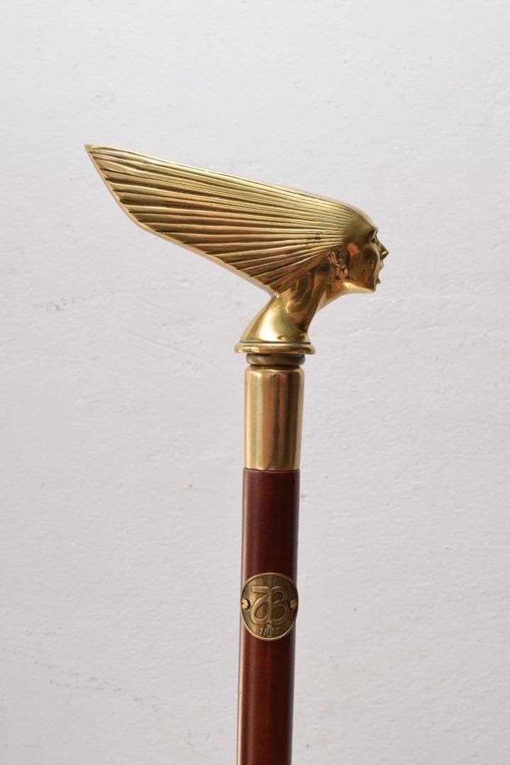 Spirit Of The Wind Gehstock - Aus Holz Und Bronze Solides Geschenk Für Großvater Vater Holzstock Art Deco Stil von Etsy - DekorStyle
