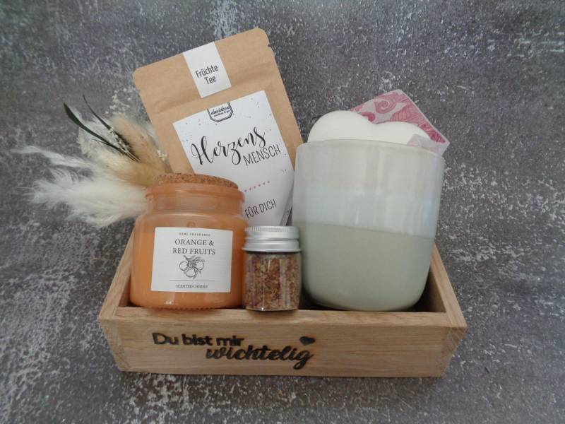 Geschenkset Für Frauen, Du Bist Mir Wichtelig, Herzensmensch, Geburtstag von Etsy - DekoundTrend