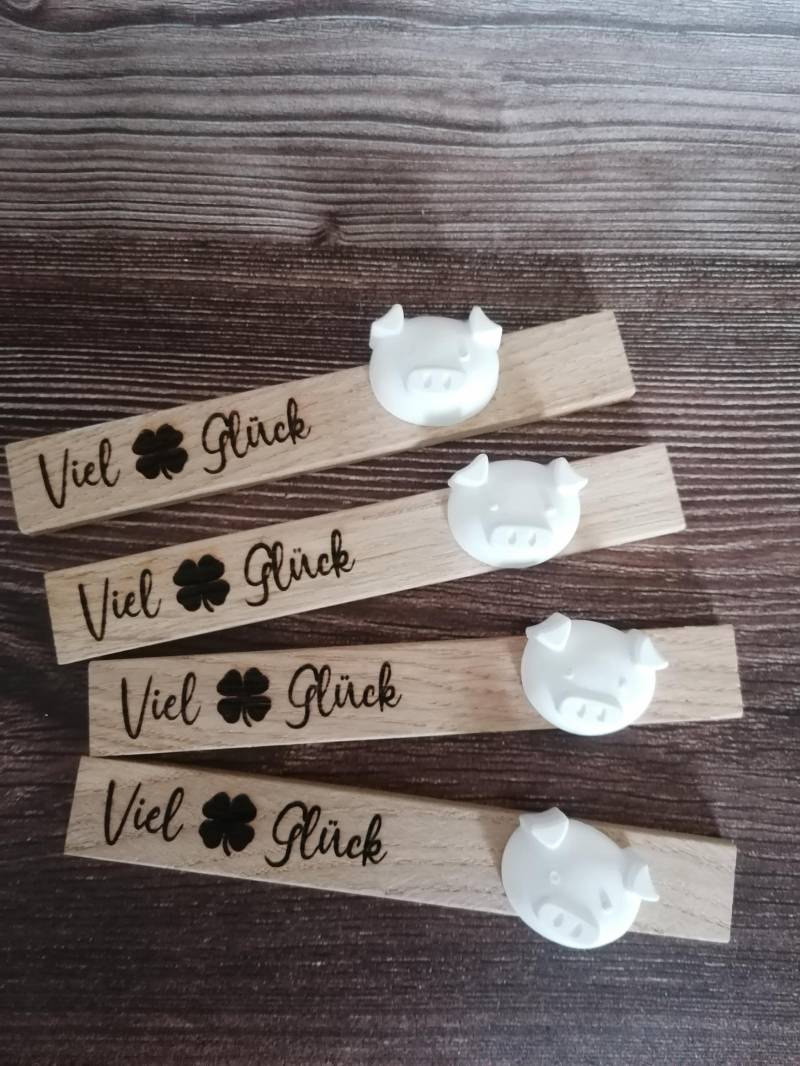 Klötzchen Viel Glück, Kleines Geschenk, Fürs Neue Jahr Klötzchen Viel Glück, Kleines Geschenk, Fürs Neue Jahr von Etsy - DekoundTrend