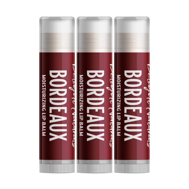 Delight Naturals Bordeaux Wein Lippenbalsam - Dreierpack Delight Naturals Bordeaux Wein Lippenbalsam - Dreierpack von Etsy - DelightNaturals